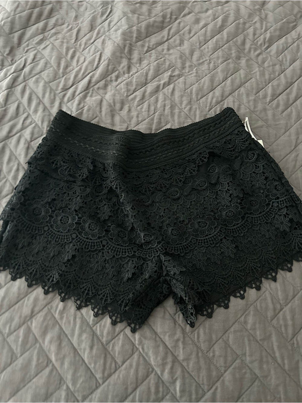 Black Lace Women's Shorts